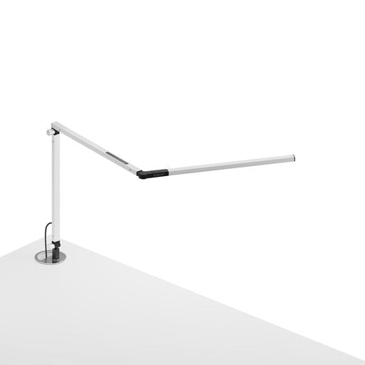 Z-Bar mini Desk Lamp with grommet mount (Warm Light; White) - Desk Lamps