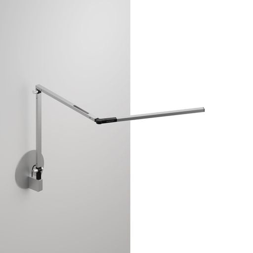 Z-Bar mini Desk Lamp with hardwire wall mount (Cool Light; Silver) - Wall Sconces