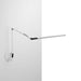 Z-Bar mini Desk Lamp with hardwire wall mount (Warm Light; White) - Wall Sconces