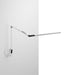 Z-Bar mini Desk Lamp with hardwire wall mount (Warm Light; White) - Wall Sconces