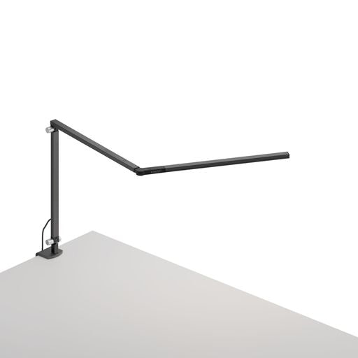 Z-Bar mini Desk Lamp with one-piece desk clamp (Cool Light; Metallic Black) - Desk Lamps