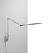 Z-Bar mini Desk Lamp with Silver wall mount (Cool Light; Silver) - Wall Sconces
