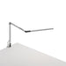Z-Bar mini Desk Lamp with two-piece desk clamp (Cool Light; Silver) - Desk Lamps