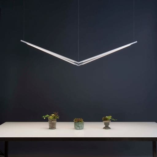 Z-Bar Pendant Bird Soft Warm Matte Black 24 light bars - Pendants