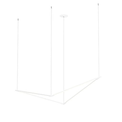 Z-Bar Pendant Bird Soft Warm Matte Black 24 light bars - Pendants