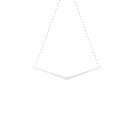 Z-Bar Pendant Bird Soft Warm Matte White 16 light bars - Pendants