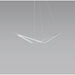 Z-Bar Pendant Bird Soft Warm Silver 16 light bars - Pendant