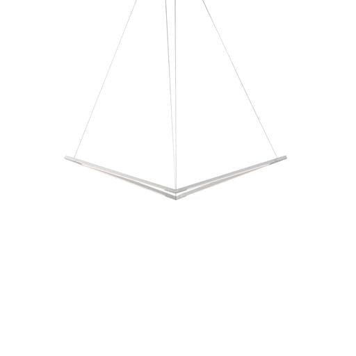 Z-Bar Pendant Bird Soft Warm Silver 16 light bars - Pendants