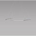 Z-Bar Pendant Honeycomb Soft Warm Silver 16 light bars - Pendant