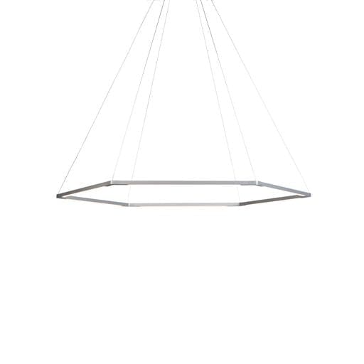 Z-Bar Pendant Honeycomb Soft Warm Silver 16 light bars - Pendants