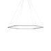 Z-Bar Pendant Honeycomb Soft Warm Silver 16 light bars - Pendants