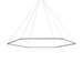 Z-Bar Pendant Honeycomb Soft Warm Silver 24 light bars - Pendants