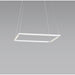 Z-Bar Pendant Square Soft Warm Matte White 16 light bars - Pendant