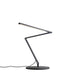 Z-Bar slim Desk Lamp with base (Cool Light; Metallic Black) - Desk Lamps