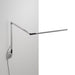 Z-Bar slim Desk Lamp with wall mount (Cool Light; Silver) - Wall Sconces