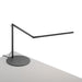 Z-Bar slim Desk Lamp with wireless charging Qi base (Cool Light; Metallic Black) - Desk Lamps