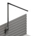 Z-Bar Solo Desk Lamp with slatwall mount (Warm Light; Metallic Black) - Wall Sconces