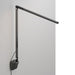 Z-Bar Solo Desk Lamp with wall mount (Warm Light; Metallic Black) - Wall Sconces