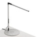 Z-Bar Solo Desk Lamp with wireless charging Qi base (Warm Light; Silver) - Desk Lamps