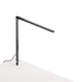 Z-Bar Solo mini Desk Lamp with through-table mount (Cool Light; Metallic Black) - Desk Lamps