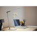 Z-Bar Solo mini Desk Lamp with through-table mount (Cool Light; Silver) - Desk Lamp