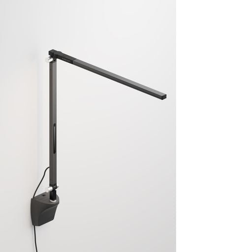 Z-Bar Solo mini Desk Lamp with wall mount (Warm Light; Metallic Black) - Wall Sconces