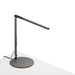 Z-Bar Solo mini Desk Lamp with wireless charging Qi base (Cool Light; Metallic Black) - Desk Lamps