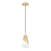 Z-Lite Aimie 1 Light Cord Pendant (13’’ Shade) - Modern Gold
