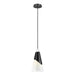 Z-Lite Aimie 1 Light Cord Pendant (15’’ Shade) - Matte Black