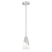 Z-Lite Aimie 1 Light Stem Pendant (13’’ Shade) - Brushed Nickel