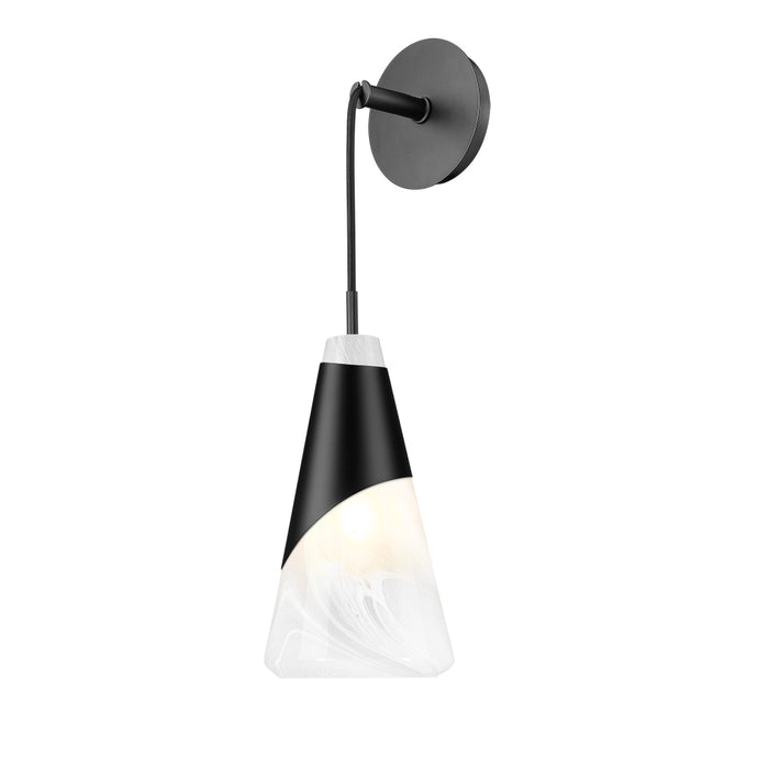 Z-Lite Aimie 1 Light Wall Sconce - Matte Black