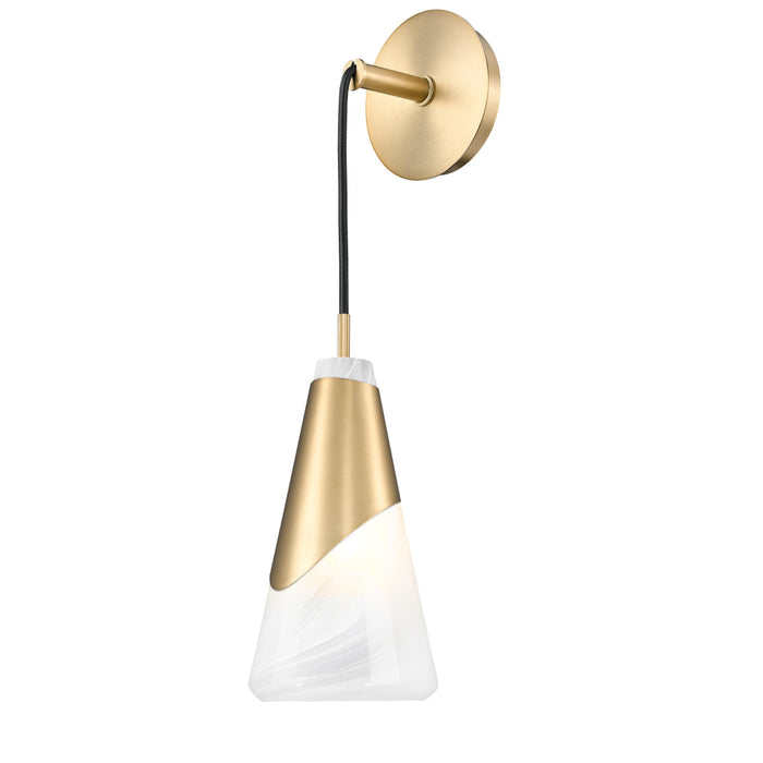 Z-Lite Aimie 1 Light Wall Sconce - Modern Gold