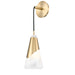 Z-Lite Aimie 1 Light Wall Sconce - Modern Gold