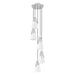 Z-Lite Aimie 5 Light Round Pendant - Brushed Nickel