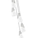 Z-Lite Aimie 5 Light Round Pendant - Brushed Nickel