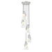 Z-Lite Aimie 5 Light Round Pendant - Brushed Nickel