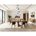 Z-Lite Aimie 5 Light Round Pendant - Matte Black