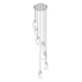 Z-Lite Aimie 7 Light Multi-Light Pendant (13’’ Shade) — Brushed Nickel - Pendants