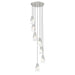 Z-Lite Aimie 7 Light Multi-Light Pendant (13’’ Shade) — Brushed Nickel - Pendants