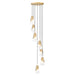Z-Lite Aimie 7 Light Multi-Light Pendant (13’’ Shade) - Modern Gold