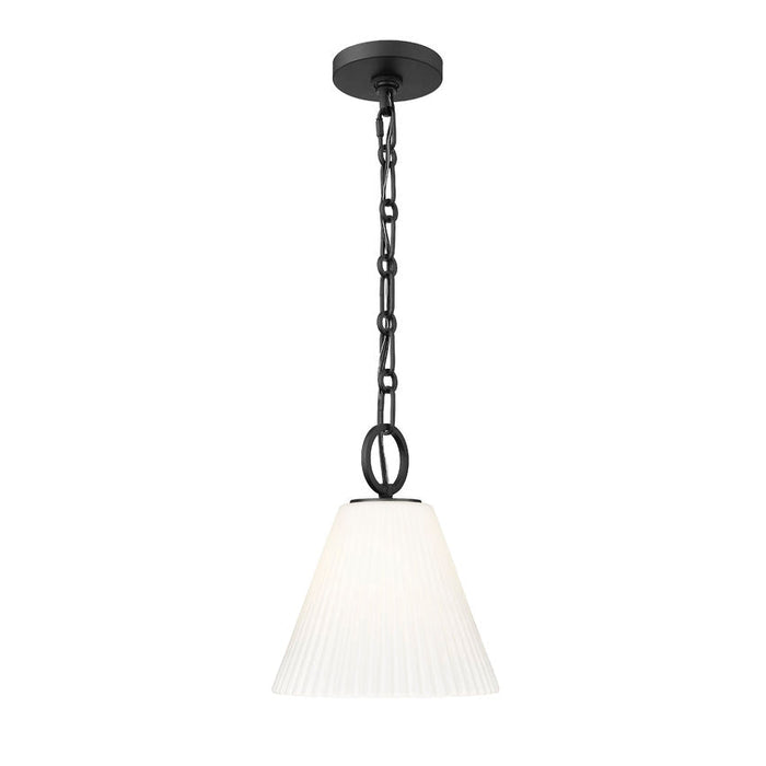 Z-Lite Alaric Pendant Matte Black 1 Light 10 Inch 3042P10-MB | theLightShop