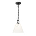 Z-Lite Alaric Pendant Matte Black 1 Light 10 Inch 3042P10-MB | theLightShop