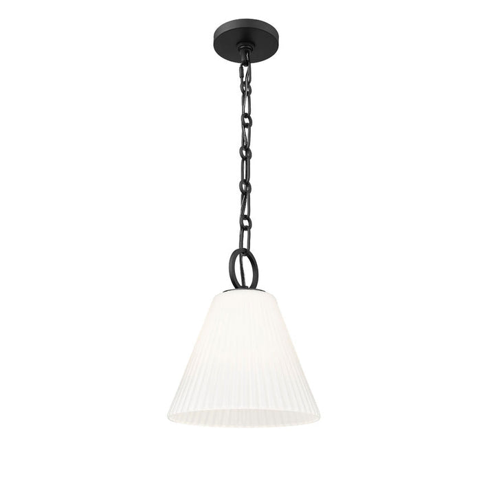 Z-Lite Alaric Pendant Matte Black 1 Light 10 Inch 3042P10-MB | theLightShop