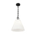 Z-Lite Alaric Pendant Matte Black 1 Light 14 Inch 3042P14-MB | theLightShop