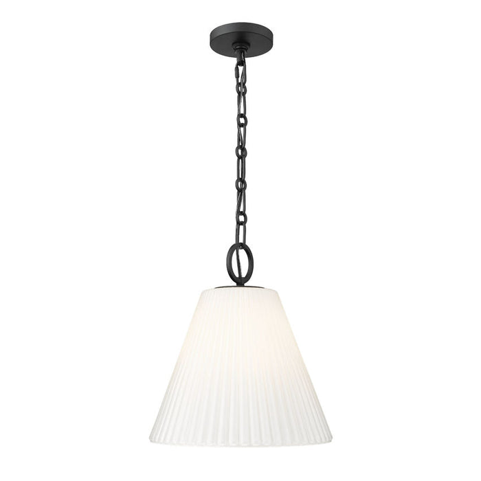 Z-Lite Alaric Pendant Matte Black 1 Light 14 Inch 3042P14-MB | theLightShop