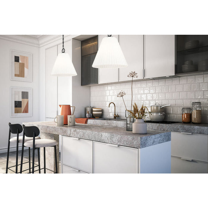 Z-Lite Alaric Pendant Matte Black 3 Light 18 Inch 3042P18-MB | theLightShop