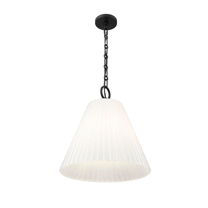 Z-Lite Alaric Pendant Matte Black 3 Light 18 Inch 3042P18-MB | theLightShop