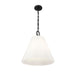 Z-Lite Alaric Pendant Matte Black 3 Light 18 Inch 3042P18-MB | theLightShop