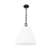 Z-Lite Alaric Pendant Matte Black 3 Light 18 Inch 3042P18-MB | theLightShop