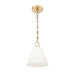 Z-Lite Alaric Pendant Modern Gold 1 Light 10 Inch 3042P10-MGLD | theLightShop